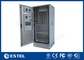 19 Inch Rack Outdoor Telecom Cabinets Waterproof IP55 Active Cooling With Battery Shelf
