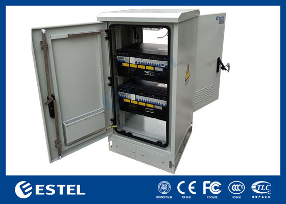 Εξωτερικό τηλεπικοινωνιακό ντουλάπι με σύστημα τροφοδοσίας τηλεπικοινωνιών 18kW 300A, ανορθωτές παροχής συνεχούς ρεύματος, τηλεπικοινωνιακός εξοπλισμός