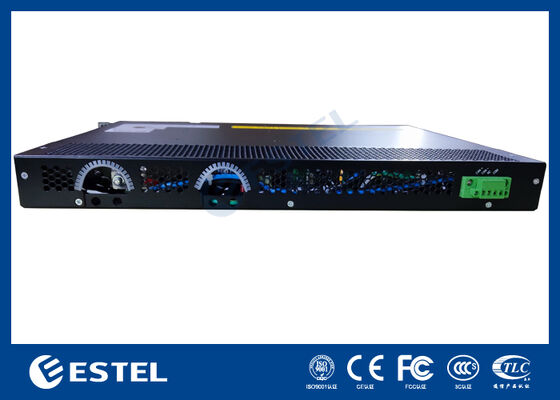 1U 2 Slot Υψηλής τάσης συνεχής και συνεχής ηλιακή συστοιχία επέκτασης για τηλεπικοινωνιακά συστήματα ηλεκτρικής ενέργειας 48V