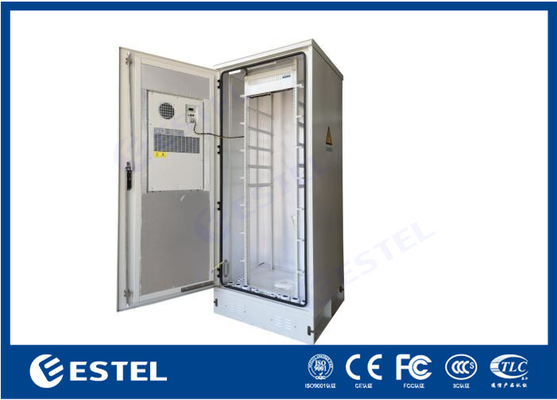 Γκρι χρώμα Outdoor 19 Telecom Rack Cabinet 40U Outdoor Telecom Encloses