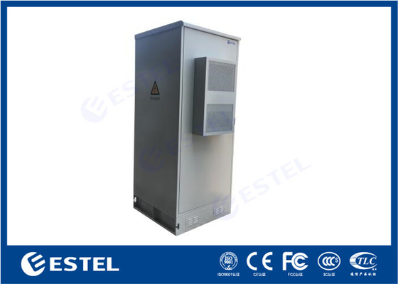 Γκρι χρώμα Outdoor 19 Telecom Rack Cabinet 40U Outdoor Telecom Encloses