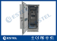 IP55 Αδιάβροχο εξωτερικό τηλεπικοινωνιακό ντουλάπι δύο πόρτες με κλιματιστικό 1500W