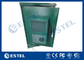 19' πράσινο χρώμα τηλεπικοινωνιακό ντουλάπι με 500W κλιματιστικό και ανεμιστήρα