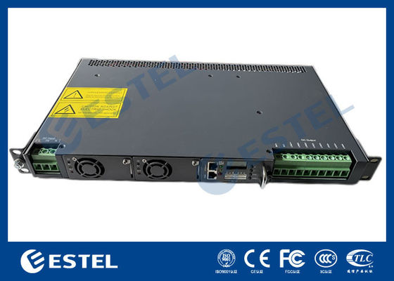 1U Rack Mount Telecom Συστήματα ηλεκτρικής ενέργειας συνεχούς ρεύματος με ολοκληρωμένη διανομή και ευφυή ελεγκτή