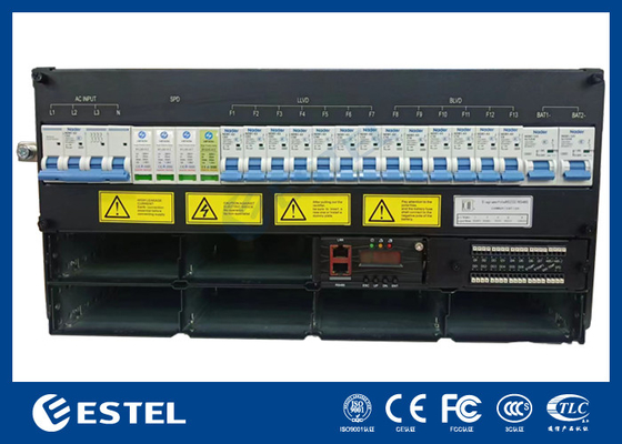 48V Plug-In Frame Power Supply 5U ύψος 19 ιντσών Ρακ εγκατάσταση με 6 μονάδες διορθωτή