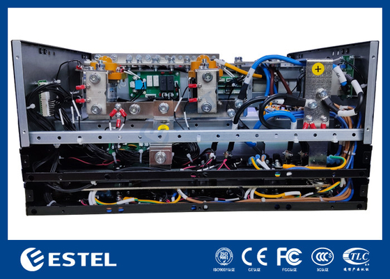 Σύνθετη λύση ηλεκτρικής ενέργειας συνεχούς ρεύματος 6U Rack-Mount, υψηλής απόδοσης > 96%, αναπροσαρμοστές 3000W, ευέλικτη είσοδος εναλλασσόμενης ενέργειας