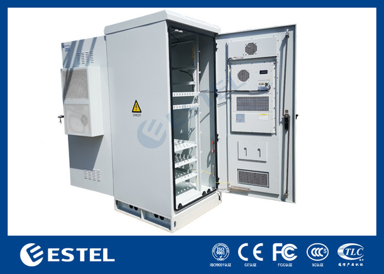 ET9090210A-40U Δύο πόρτες εξωτερικό ντουλάπι Τηλεπικοινωνία με σύστημα τηλεόρασης
