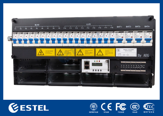 48V Plug-In Frame Power Supply 5U ύψος 19 ιντσών Ρακ εγκατάσταση με 6 μονάδες διορθωτή