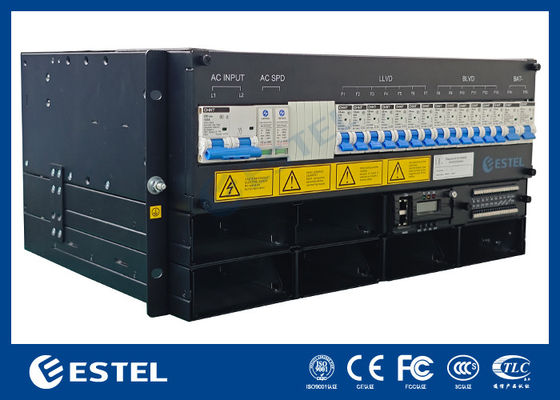 ESTEL 5U Ενσωματωμένο σύστημα ηλεκτρικής ενέργειας για εξωτερικό ντουλάπι τηλεπικοινωνιών, Σύστημα διορθωτή συμπαγής σχεδίασης για τηλεπικοινωνίες