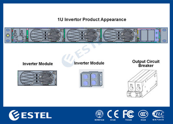 Συμπίεση -48VDC σε 220VAC Inverter DC σε AC τροφοδοσία για τηλεπικοινωνιακό σύστημα ηλεκτρικής ενέργειας