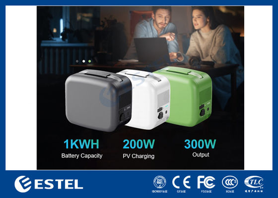ESTEL eCandle 1KWH Φορητός Σταθμός Ενέργειας Μπαταρίας LiFePO4 Φόρτιση με Ηλιακή Ενέργεια 300W Έξοδος UPS Backup