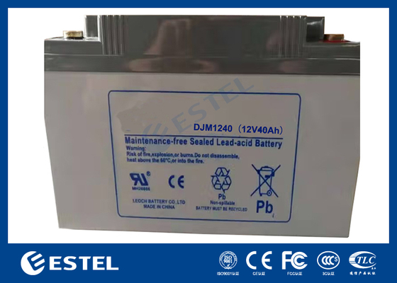 ESTEL DJM1240 12V 40Ah Συμπαγής Μπαταρία Μολύβδου-Οξέος Αξιόπιστη Λύση Ισχύος για Συστήματα Τηλεπικοινωνιών και Εφεδρικής Ενέργειας