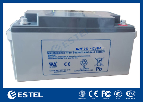 ESTEL DJM1240 12V 40Ah Συμπαγής Μπαταρία Μολύβδου-Οξέος Αξιόπιστη Λύση Ισχύος για Συστήματα Τηλεπικοινωνιών και Εφεδρικής Ενέργειας