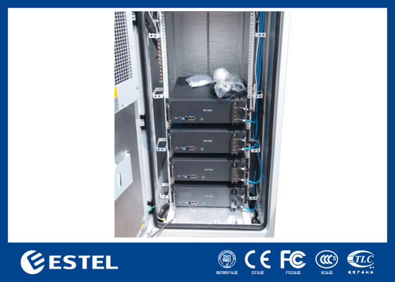 ET9090210A-40U Δύο πόρτες εξωτερικό ντουλάπι Τηλεπικοινωνία με σύστημα τηλεόρασης