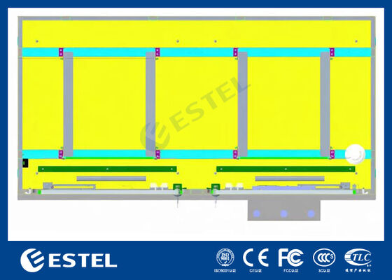IP65 42U Υπαίθριο Ηλεκτρικό Ντουλάπι Διπλού Διαμερίσματος – RAL7035, 1.5mm Γαλβανισμένος Χάλυβας & Κατασκευή από ανοξείδωτο χάλυβα SUS316 για ενισχυμένη ανθεκτικότητα και προστασία