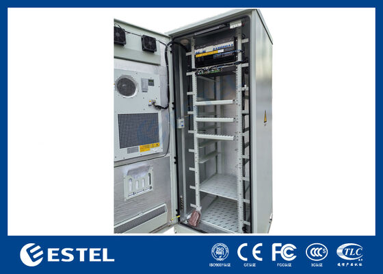 Τροφοδοτικό ανορθωτή τηλεπικοινωνιών 24kW σε θερμοκρασία ελεγχόμενο εξωτερικό περίβλημα IP65 38U