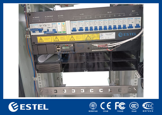 21U IP55 Integrated Telecom Cabinet with DC48V 24kw Rectifier System LLVD BLVD