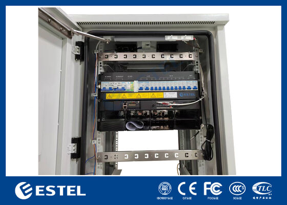 Πίνακα ηλεκτρικής ενέργειας τηλεπικοινωνιών 32 kW με δύο πόρτες για παροχή τηλεπικοινωνιακού εξοπλισμού DC48V